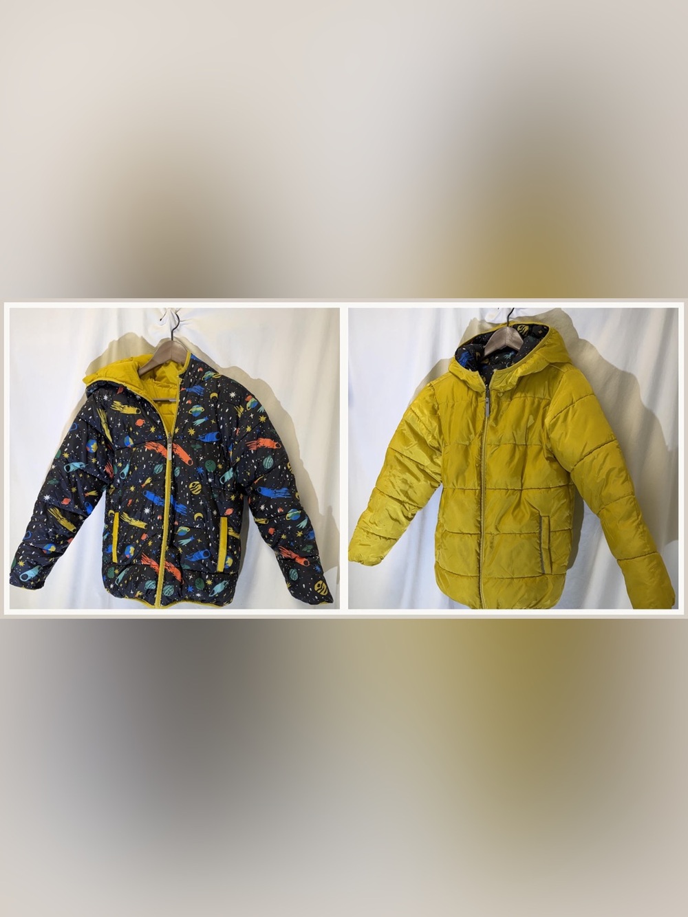 Hanna Andersson Reversible Space-Print Puffer Jacket